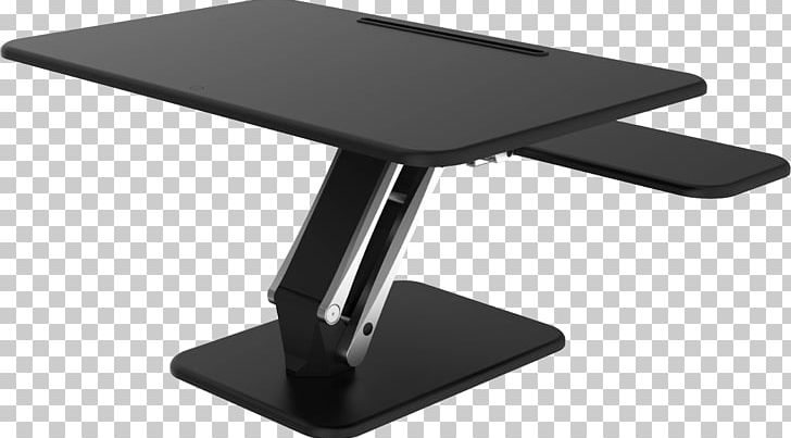 Standing Desk Sit-stand Desk Table PNG, Clipart, Angle, Architectural Engineering, Black, Computer Monitor Accessory, Desk Free PNG Download
