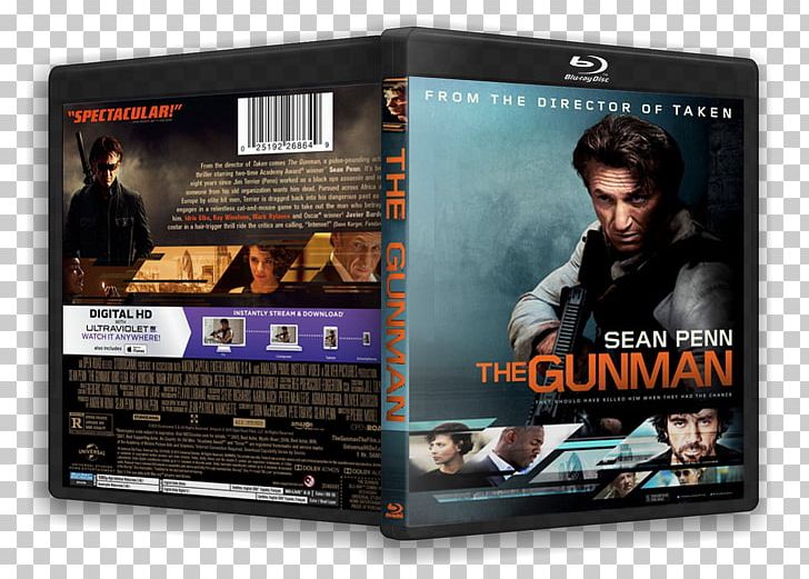 Blu-ray Disc Film The Gunman PNG, Clipart, Bluray Disc, Dvd, Film, Gunman, Multimedia Free PNG Download