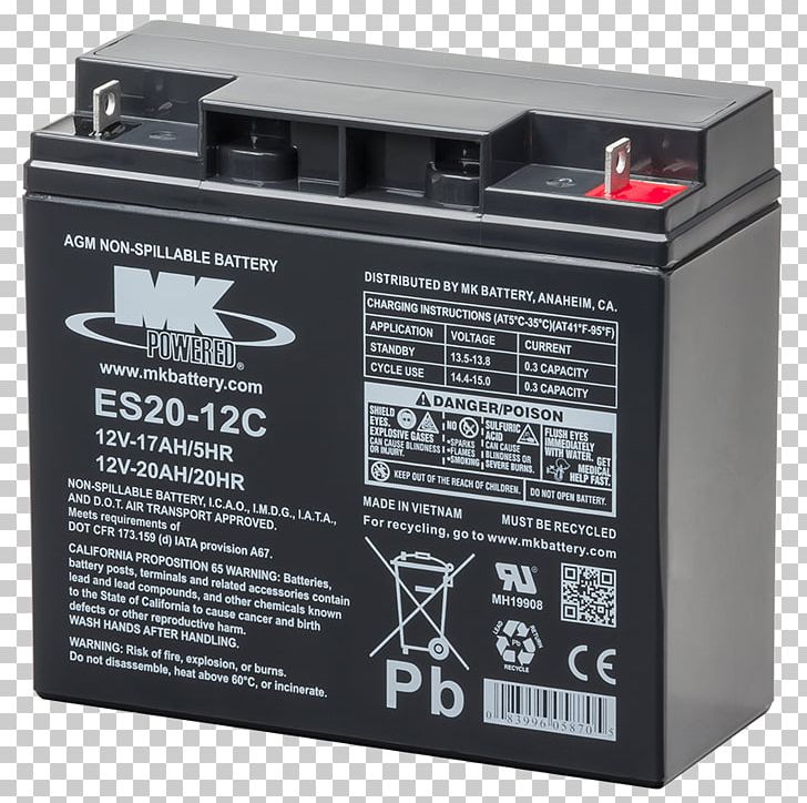 VRLA Battery Lead–acid Battery MK Battery Deep-cycle Battery PNG, Clipart, Amp, Battery, Computer Component, Deepcycle Battery, Electric Power Free PNG Download