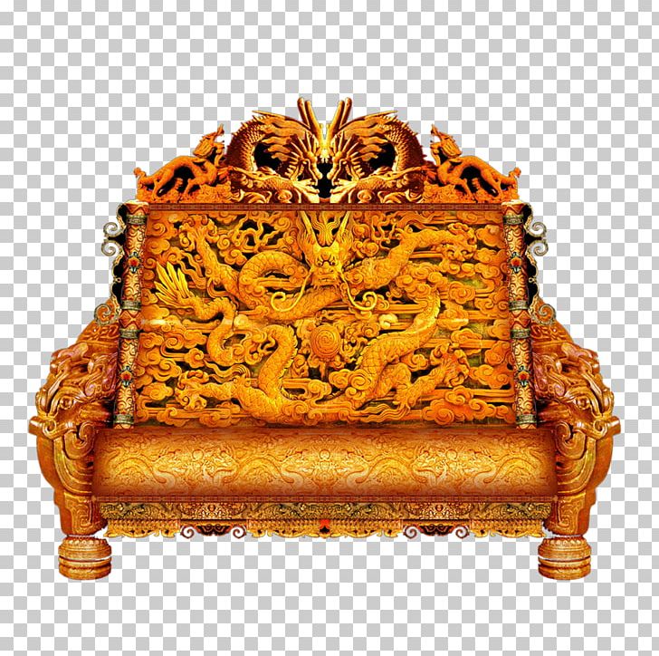 Forbidden City Emperor Of China Throne Table Chair PNG, Clipart, Carving, Chair, Chinese, Chinese Dragon, Chinese Style Free PNG Download