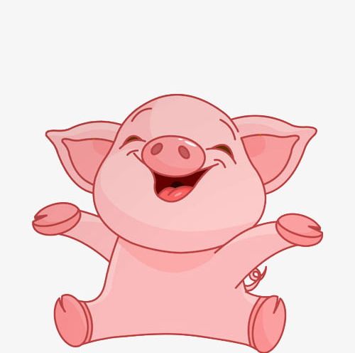 Happy Pig PNG, Clipart, Cartoon, Happy, Happy Clipart, Pig Clipart, Piggy Free PNG Download