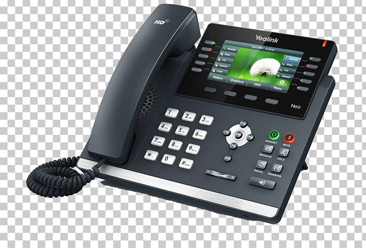 Yealink SIP-T46G VoIP Phone Session Initiation Protocol Telephone Yealink SIP-T48G PNG, Clipart, Communication, Corded Phone, Electronics, Hardware, Headset Free PNG Download