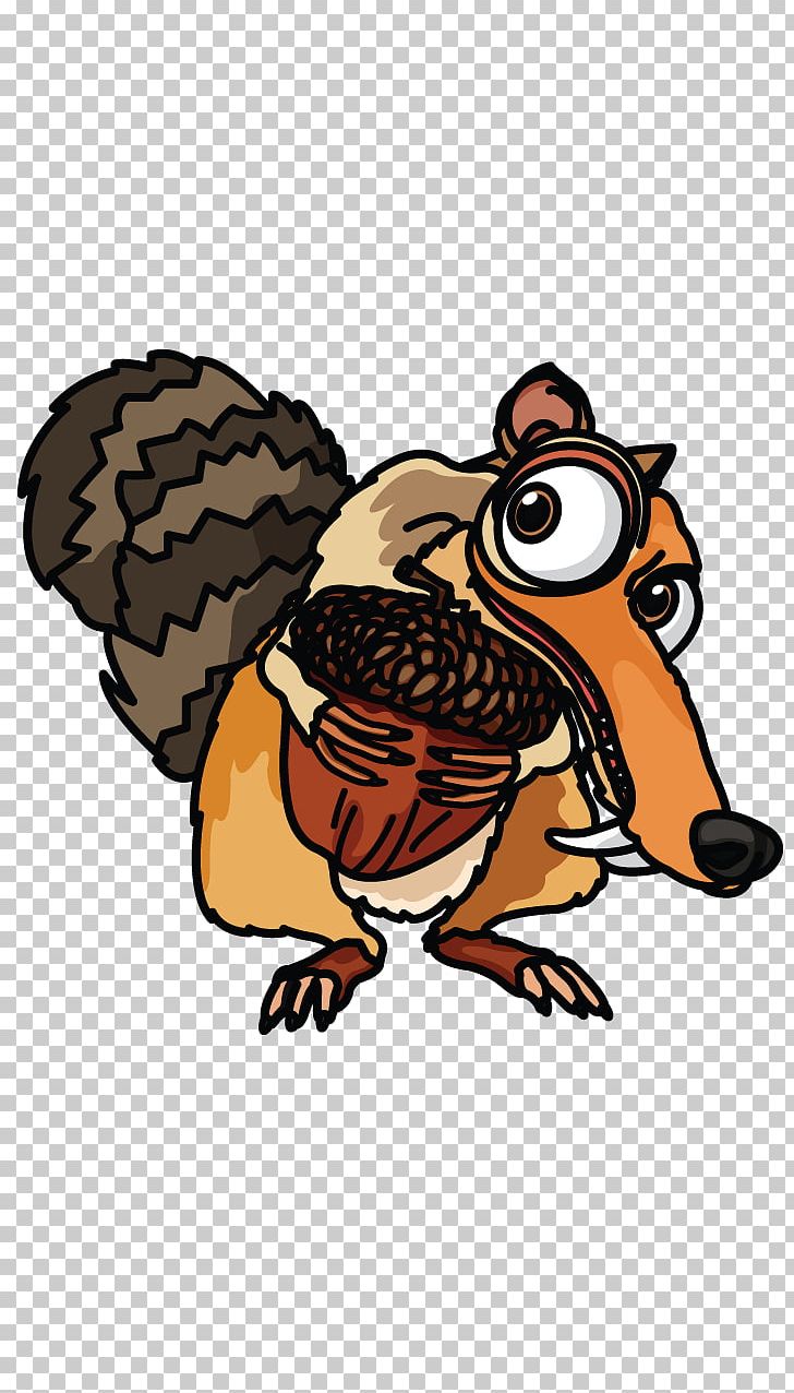 Scrat Squirrel Drawing Ice Age PNG, Clipart, Acorn, Beak, Bird, Carnivoran, Cartoon Free PNG Download