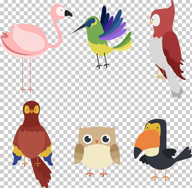 Flat Birds Flamingo Illustration PNG, Clipart, Animal, Animals, Art, Beak, Bird Free PNG Download