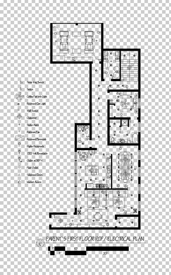 Floor Plan Technical Drawing Interior Design Services House Plan PNG, Clipart,  Free PNG Download