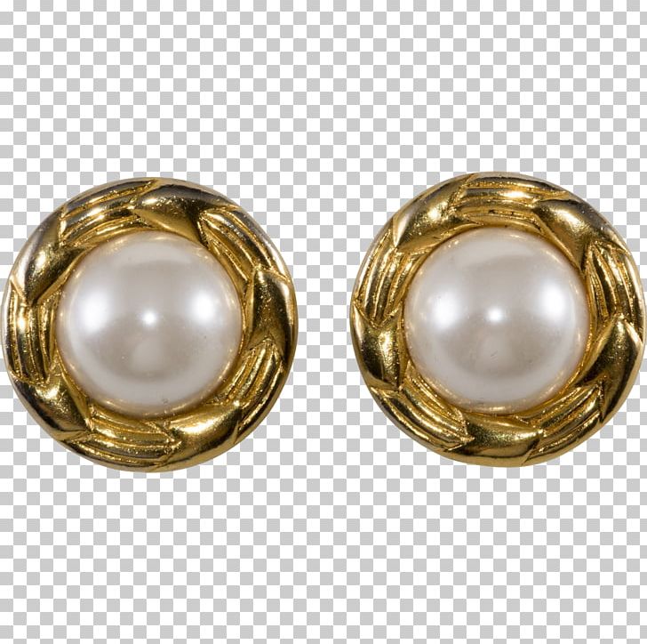 Imitation Pearl Earring Chanel Jewellery PNG, Clipart, 1970s, Body Jewellery, Body Jewelry, Brands, Brass Free PNG Download