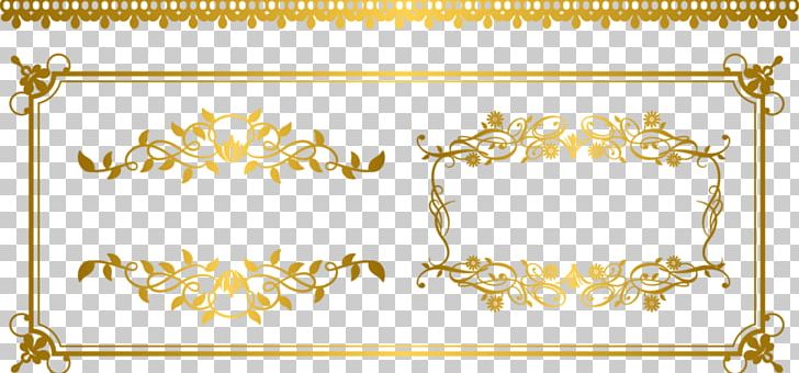Gold Euclidean Ornament PNG, Clipart, Area, Border Frame, Certificate Border, Creative, Download Free PNG Download