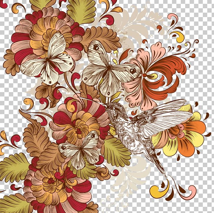 Flower Floral Design Vintage Clothing PNG, Clipart, Background Vector, Butterfly, Floral, Flower Arranging, Flowers Free PNG Download