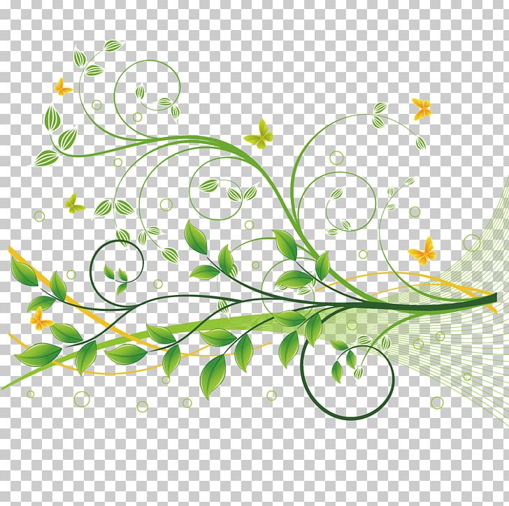 Flower Green Floral Design PNG, Clipart, Abstract Lines, Art, Branch, Branches Vector, Computer Wallpaper Free PNG Download