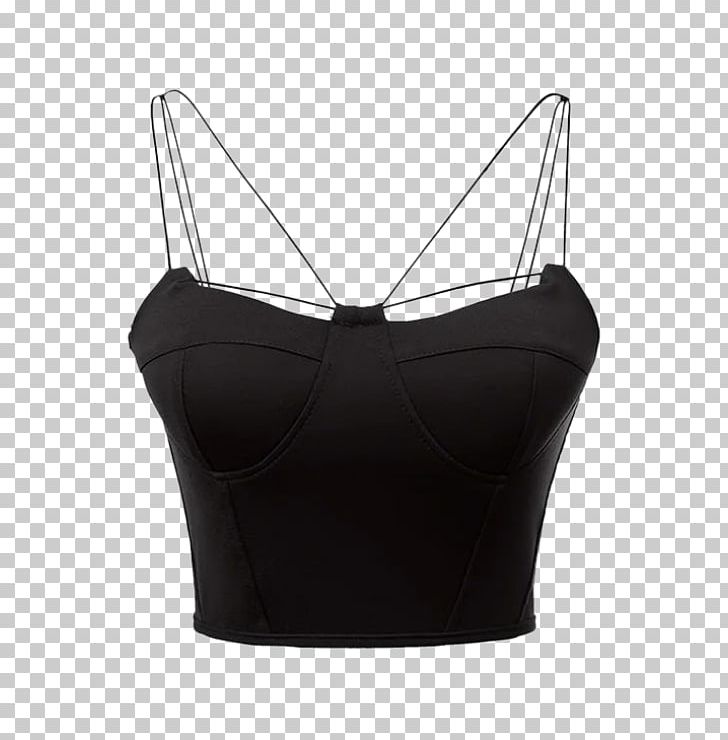 T-shirt Crop Top Spaghetti Strap Bra PNG, Clipart,  Free PNG Download