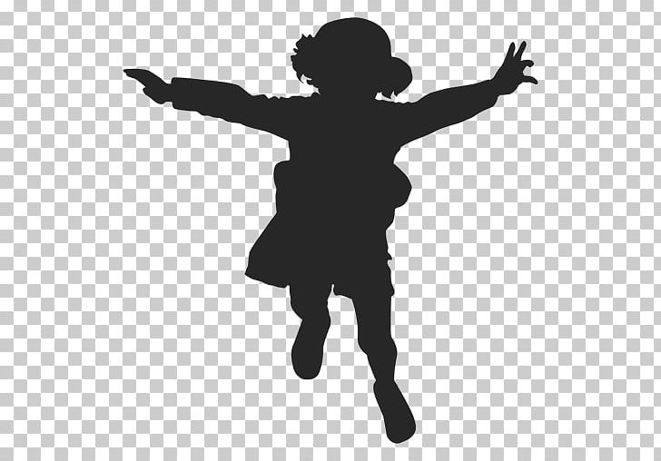 Child Silhouette Jumping PNG, Clipart, Adult, Arm, Black And White, Child, Hand Free PNG Download