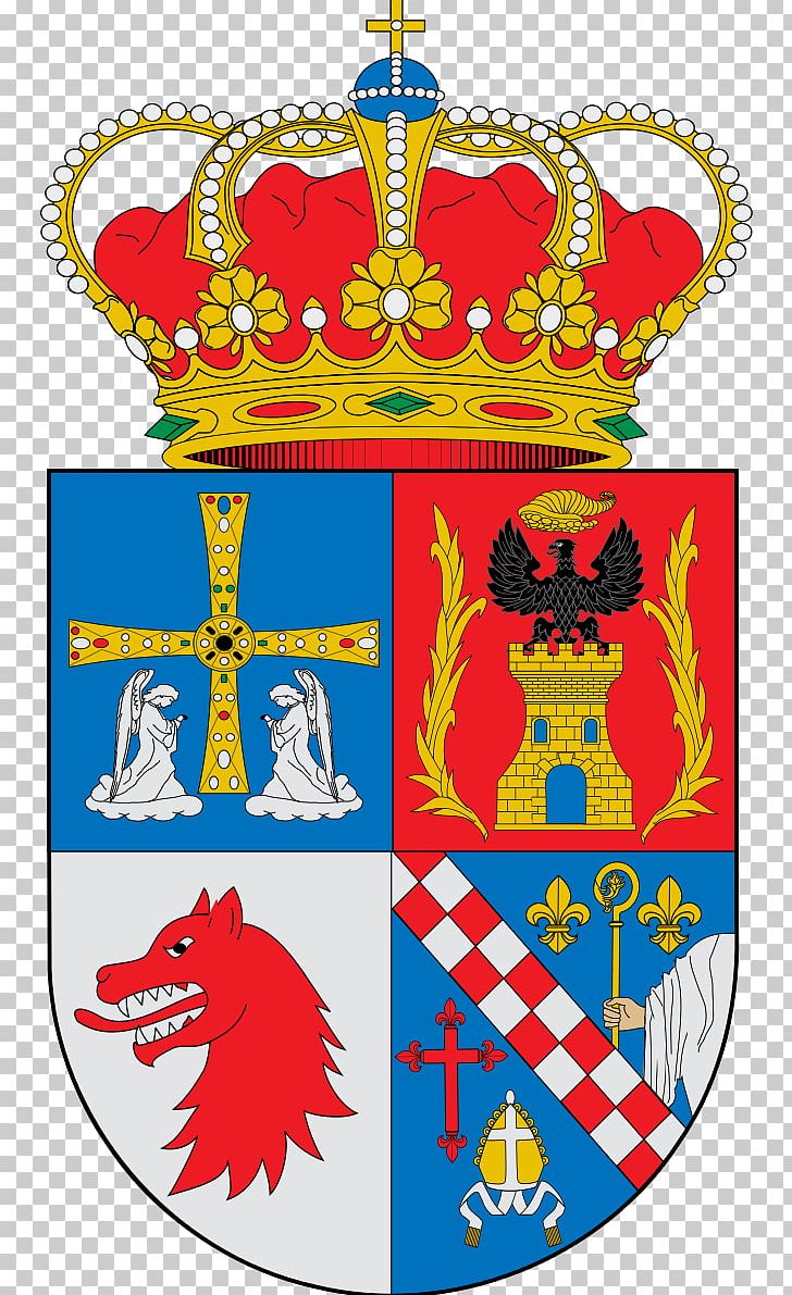 Oviedo Mieres Langreo Escutcheon Crest PNG, Clipart, Area, Art, Asturias, Blazon, Cistercians Free PNG Download