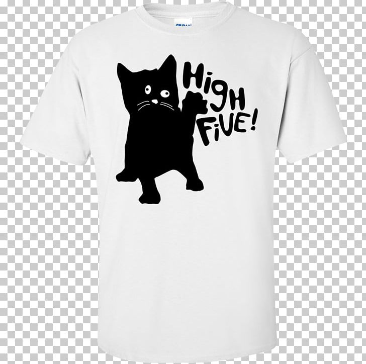 Long-sleeved T-shirt Printed T-shirt Crew Neck PNG, Clipart, Active Shirt, Black, Brand, Carnivoran, Cat Free PNG Download
