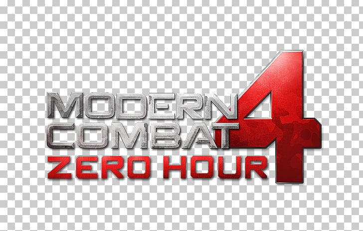 Modern Combat 4: Zero Hour Logo Brand Font Product PNG, Clipart, Angle, Brand, Gameloft, Logo, Modern Combat Free PNG Download