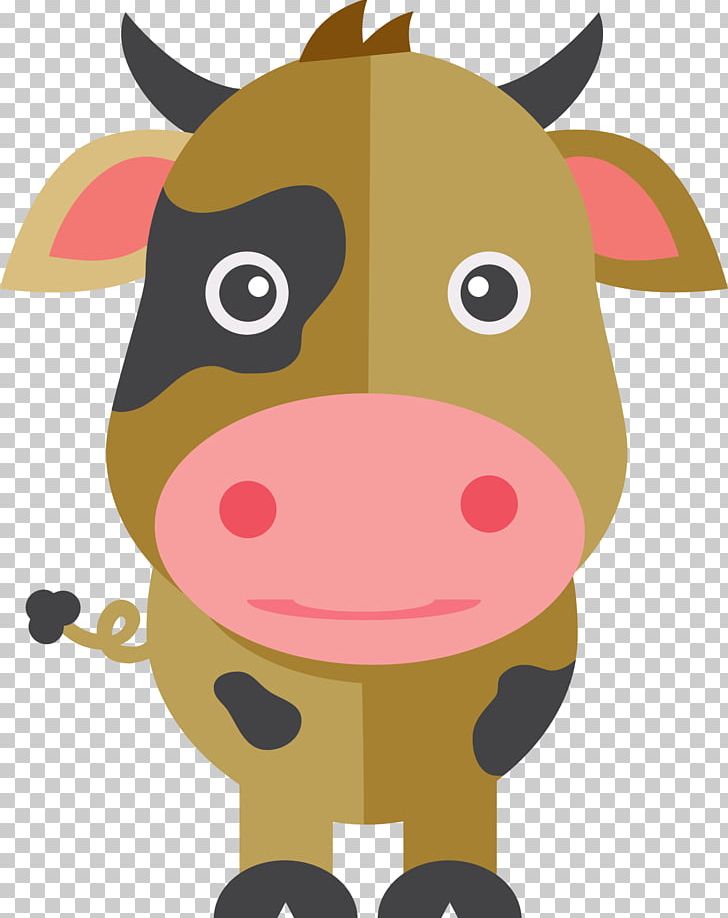 Cattle Paper Cartoon Poster Drawing PNG, Clipart, Animals, Art, Carnivoran, Cartoon, Cattle Free PNG Download