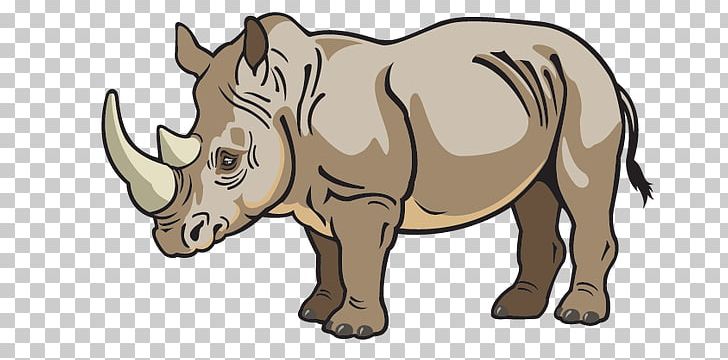 Full-Color Animal Illustrations Rhinoceros PNG, Clipart, Animal, Animal Clipart, Art, Book Illustration, Carnivoran Free PNG Download