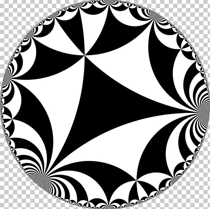 Hyperbolic Geometry Tessellation Hyperbolic Space Uniform Tilings In Hyperbolic Plane PNG, Clipart, Black And White, Checkers, Circle, Domain, Geometry Free PNG Download