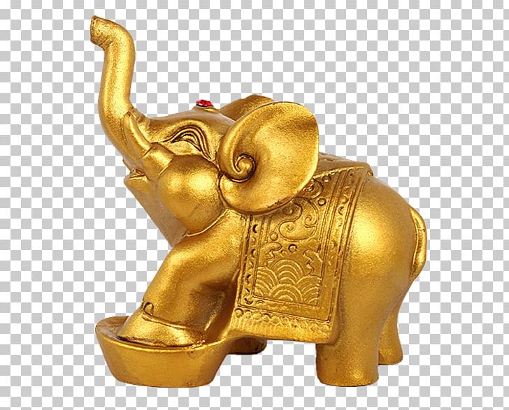 Indian Elephant Gold PNG, Clipart, Animals, Brass, Bronze, Creative, Elephant Free PNG Download
