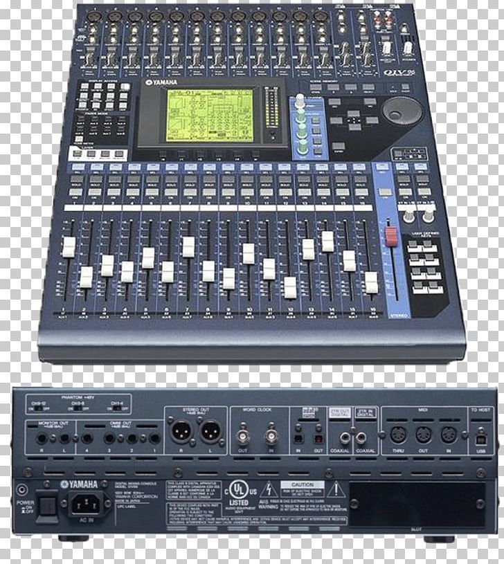 Audio Mixers Digital Mixing Console Yamaha 01V Yamaha Corporation Audio Mixing PNG, Clipart, Audio, Audio Equipment, Electronics, Microcontroller, Mixing Console Free PNG Download