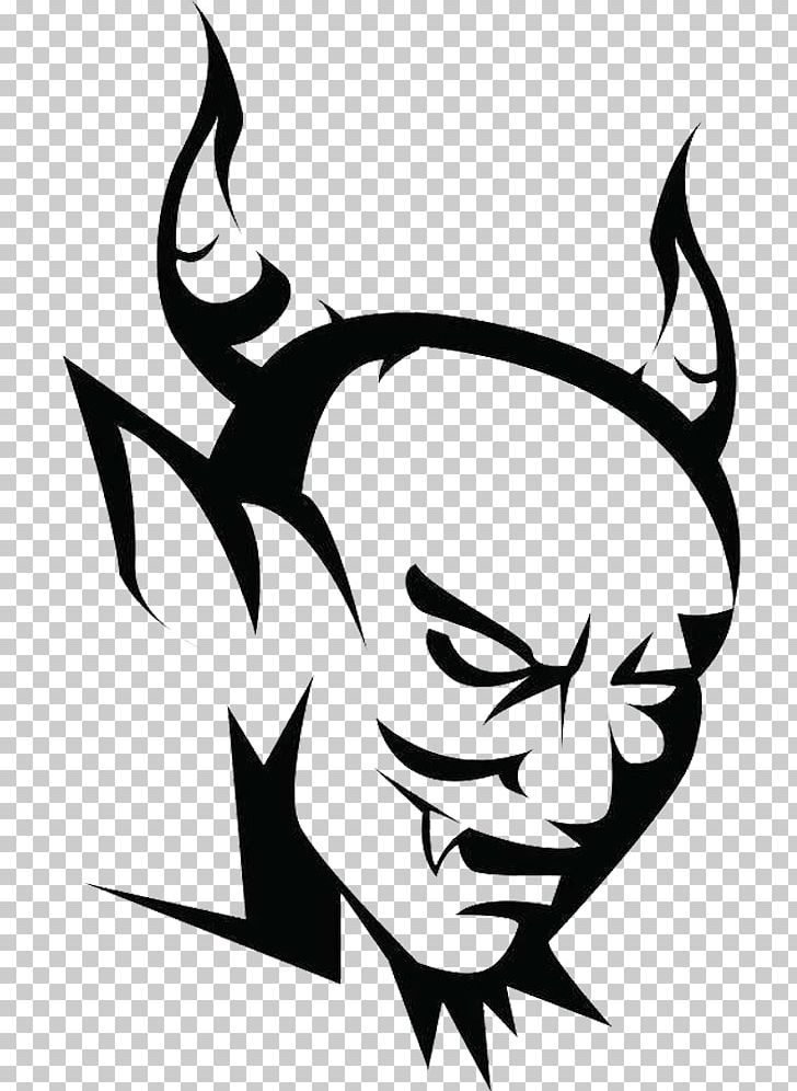 Devil Satanism Symbol PNG, Clipart, Black, Black Hair, Black White, Cartoon, Fictional Character Free PNG Download
