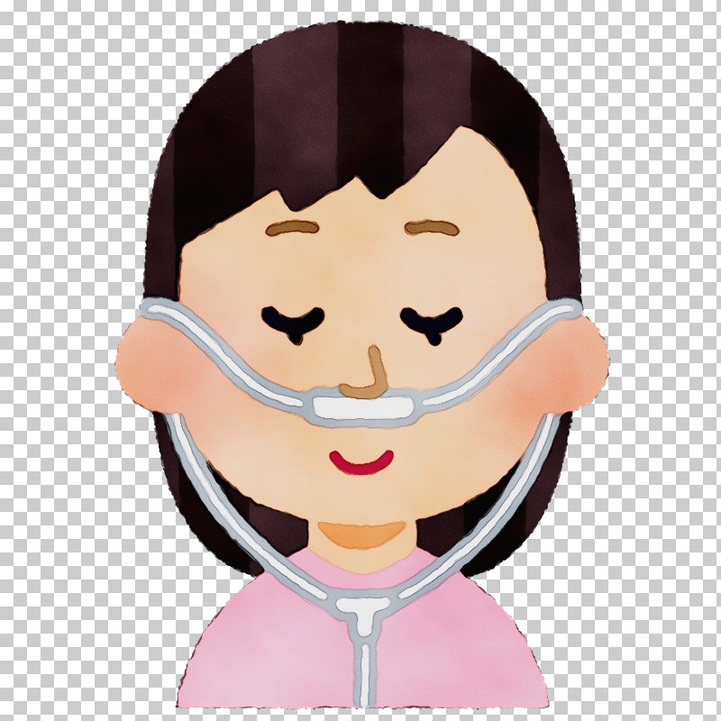 Cartoon Face Cheek Nose Pink PNG, Clipart, Animation, Black Hair, Brown Hair, Cartoon, Cheek Free PNG Download