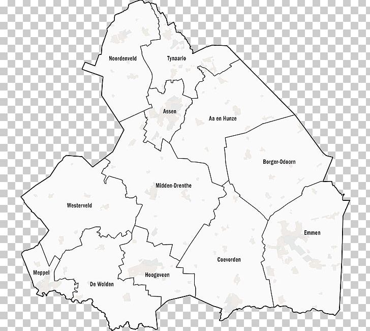 Assen Provinces Of The Netherlands Dutch Municipality Map Region PNG, Clipart, Angle, Area, Assen, Black And White, Drawing Free PNG Download