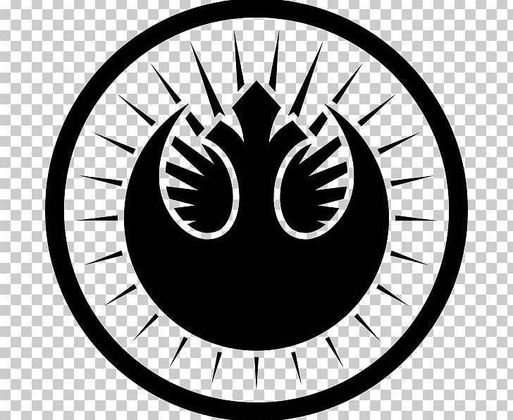 The New Jedi Order Luke Skywalker Galactic Civil War Clone Wars Star Wars PNG, Clipart, Area, Black And White, Circle, Clone Wars, Devpost Free PNG Download