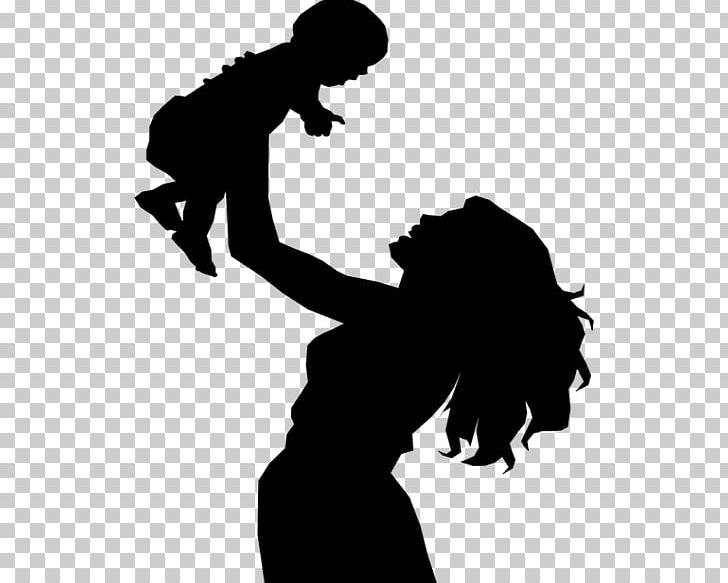 Mother Silhouette Child Infant PNG, Clipart, Animals, Baby Mama, Black, Black And White, Child Free PNG Download