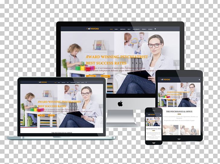 Responsive Web Design Web Template System Joomla PNG, Clipart, Communication, Communication Device, Computer Software, Display Advertising, Display Device Free PNG Download