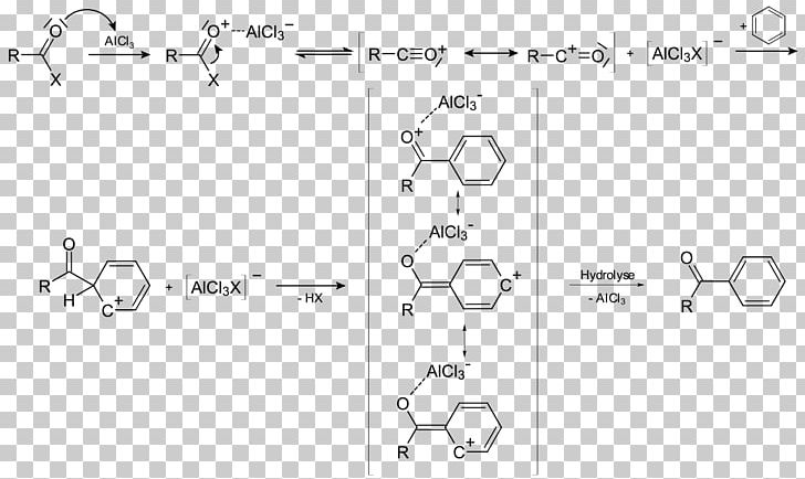 Friedel-Crafts-Acylation Friedel–Crafts Reaction Reaction Mechanism Chemical Reaction PNG, Clipart, Acetylation, Acylation, Acyl Halide, Amine, Angle Free PNG Download