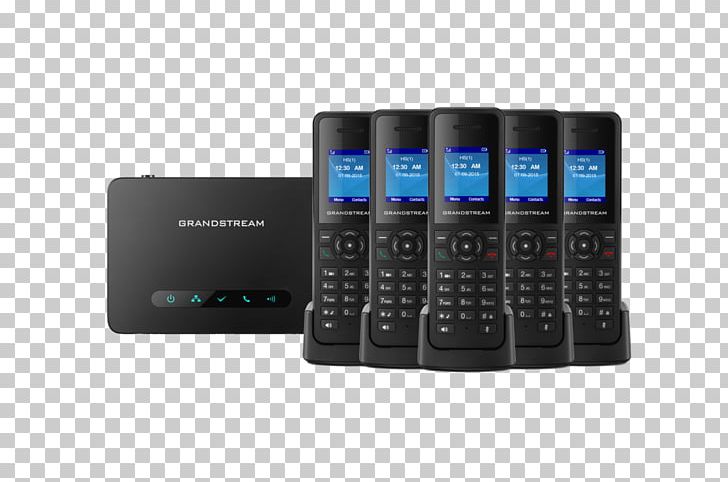 VoIP Phone Grandstream Networks Digital Enhanced Cordless Telecommunications Voice Over IP Telephone PNG, Clipart, Business Telephone System, Computer Component, Cordless Telephone, Electronic Device, Electronics Free PNG Download