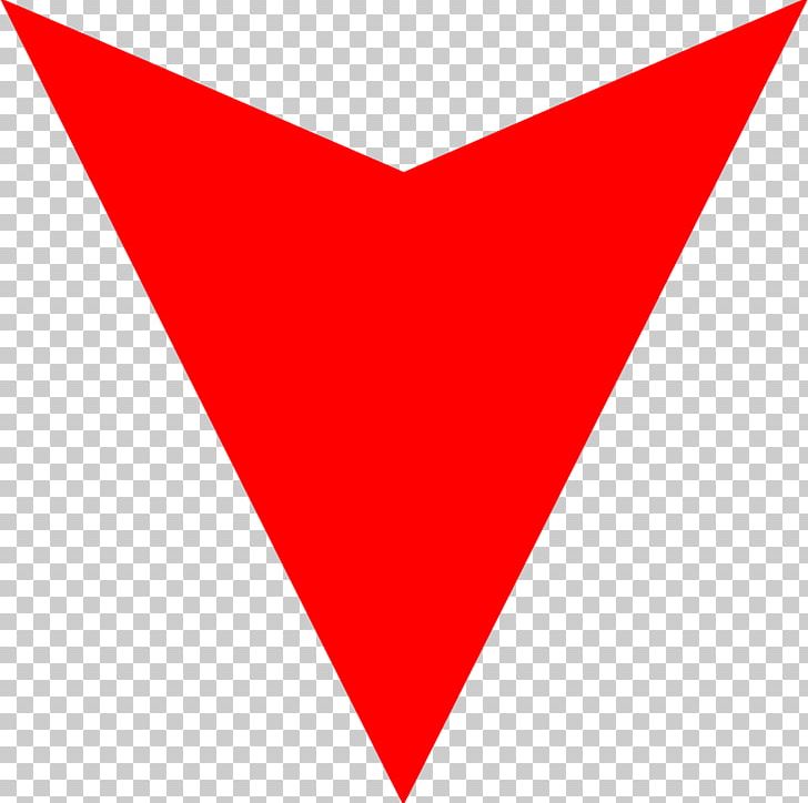 Line Triangle Point Red PNG, Clipart, Angle, Arrow, Down, Down Arrow, Heart Free PNG Download