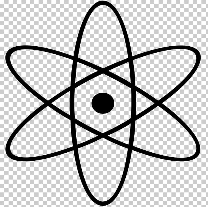 Atom Symbol Science PNG, Clipart, Atom, Atomic, Atomic Theory, Black, Black And White Free PNG Download