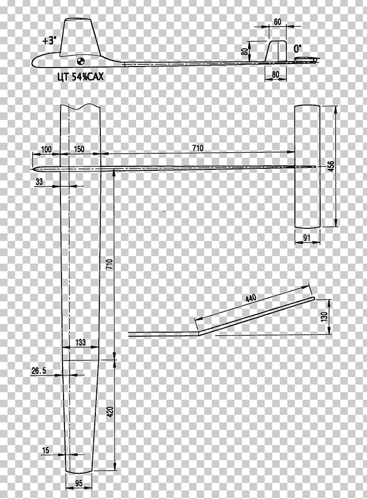 Technical Drawing Glider Modell Ala Diagram PNG, Clipart, Ala, Angle, Area, Black And White, Computer Hardware Free PNG Download