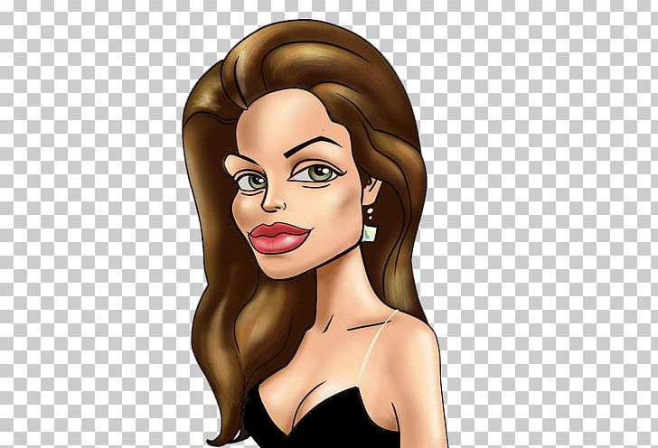 Angelina Jolie Celebrity Actor Cartoon PNG, Clipart, Actor, Angelina Jolie,  Animation, Brad Pitt, Brown Hair Free