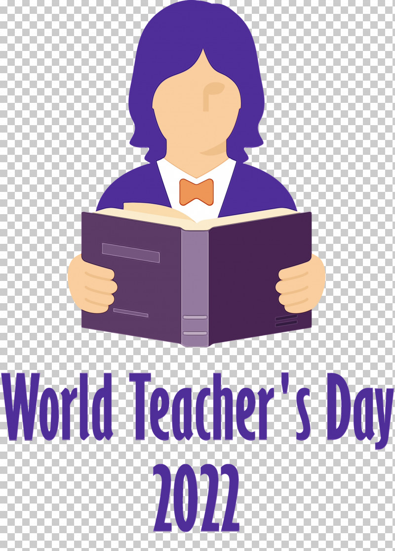 Logo Cartoon Organization Purple Sitting PNG, Clipart, Behavior, Cartoon, Happy Teachers Day, Line, Logo Free PNG Download