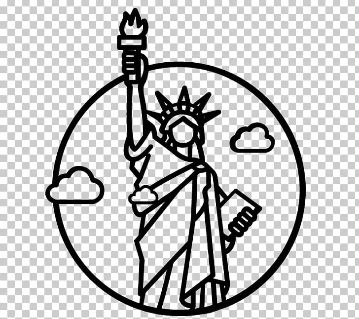 Statue Of Liberty PNG, Clipart, Area, Art, Artwork, Black And White, Computer Icons Free PNG Download