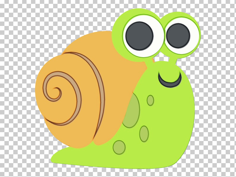 Green Cartoon Snail Snails And Slugs Yellow PNG, Clipart, Cartoon, Green, Paint, Snail, Snails And Slugs Free PNG Download