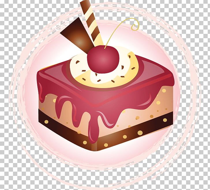 Download Free Pictures On Birthday Cake Logo PSD Mockup Template
