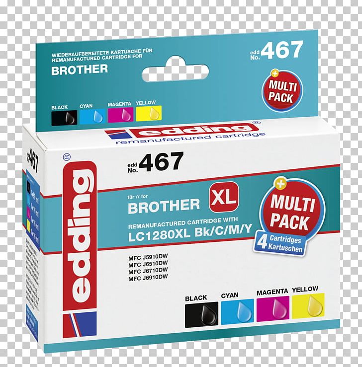 Ink Cartridge Hewlett-Packard Yellow CMYK Color Model PNG, Clipart, Black, Brand, Brands, Brother, Cmyk Color Model Free PNG Download