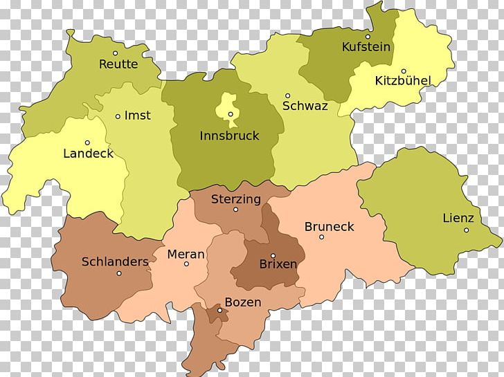 County Of Tyrol Map Schützen South Tyrol PNG, Clipart, Area, Austria, Ecoregion, Map, South Free PNG Download