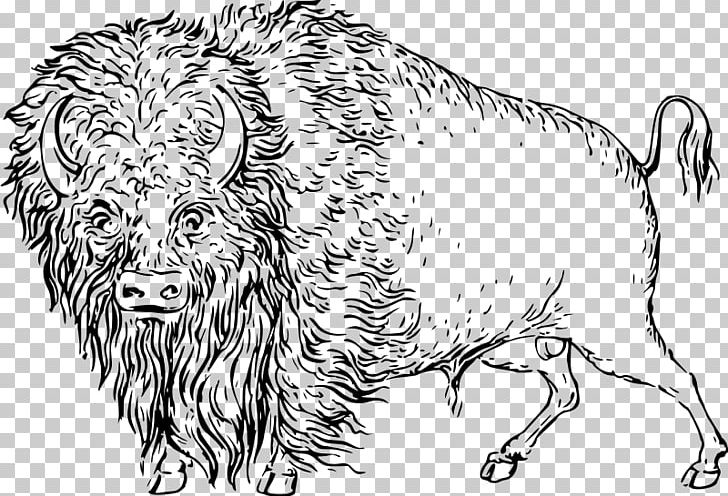 Cattle Drawing PNG, Clipart, Animals, Artwork, Bison, Black And White, Carnivoran Free PNG Download