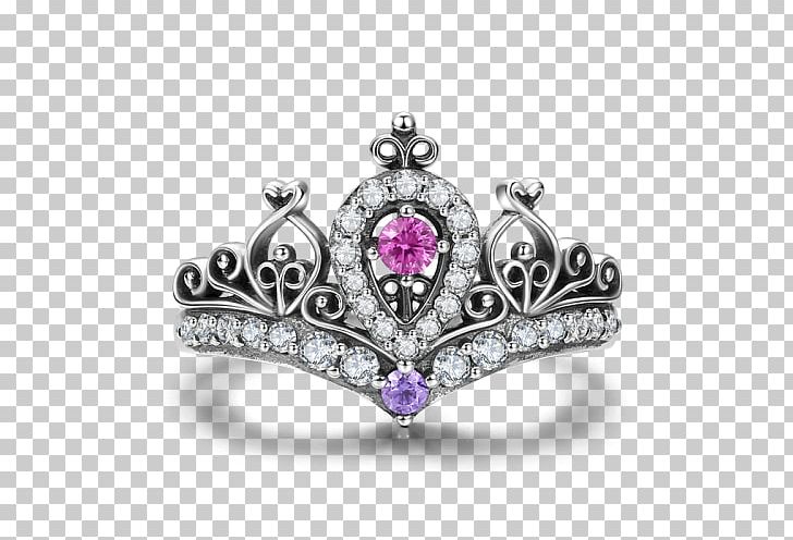 Ring Princess Jewellery Tiara Silver PNG, Clipart, Amethyst, Bling Bling, Body Jewellery, Body Jewelry, Brooch Free PNG Download