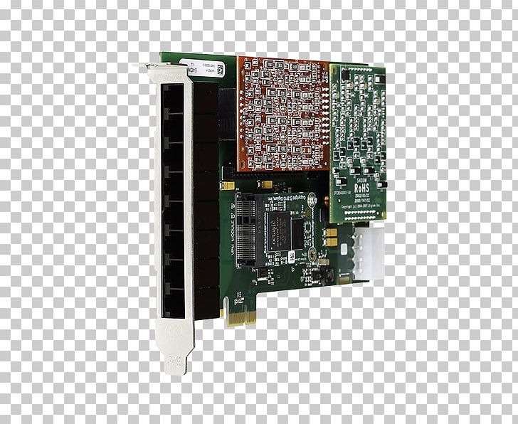 Digium 1A4A00F 4 Port Modular Analog Pci 3.3/5.0v Card Foreign Exchange Service Foreign Exchange Office Asterisk PNG, Clipart, Analog Signal, Computer Hardware, Electronic Device, Electronics, Io Card Free PNG Download