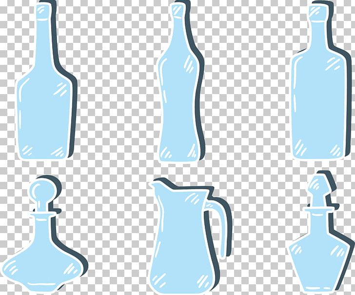 Glass Bottle Plastic Bottle Pattern PNG, Clipart, Aggregate, Blue, Blue Abstract, Blue Background, Blue Border Free PNG Download
