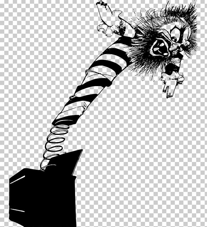 Jack-in-the-box Jack In The Box Black And White PNG, Clipart, Arm, Art, Black And White, Carnivoran, Cat Like Mammal Free PNG Download