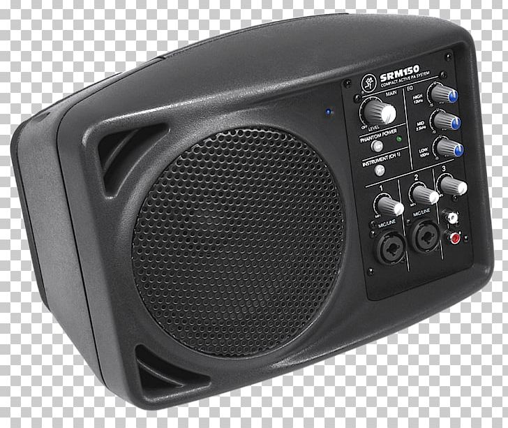 Mackie SRM150 Audio Mixers Public Address Systems PNG, Clipart, Audio, Audio Equipment, Audio Mixers, Car Subwoofer, Computer Speaker Free PNG Download