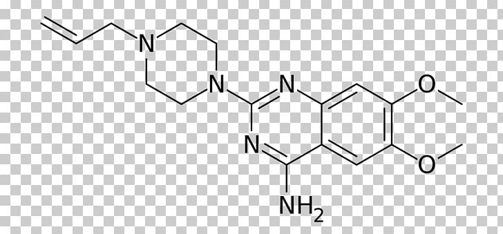 Prazosin Benign Prostatic Hyperplasia Bunazosin Drug Piperacillin PNG, Clipart, Angle, Area, Benign Prostatic Hyperplasia, Black And White, Bunazosin Free PNG Download