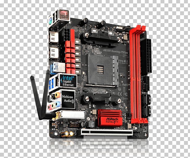 Socket AM4 Fatal1ty X370 Gaming-ITX/ac Mini-ITX Motherboard ASRock PNG, Clipart, Advanced Micro Devices, Central Processing Unit, Computer Hardware, Electronic Device, Electronics Free PNG Download