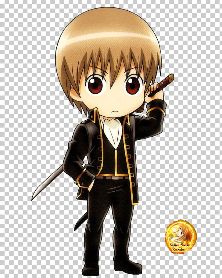 Gintoki Sakata Okita Sougo Gin Tama Chibi Kondo Isao PNG, Clipart, Action Figure, Anime, Cartoon, Character, Chibi Free PNG Download